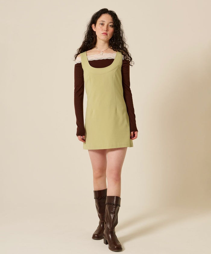 ミニ/ジャンスカ/ピスタチオ