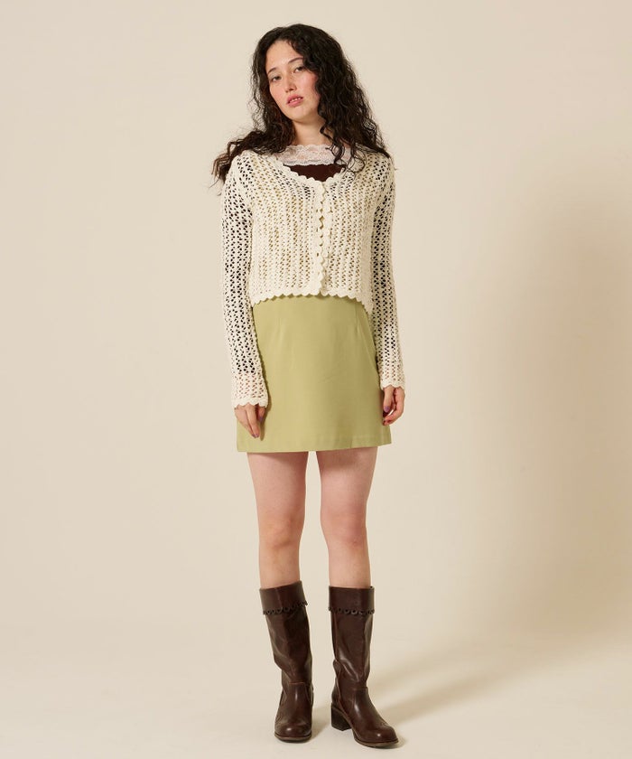 ミニ/ジャンスカ/ピスタチオ