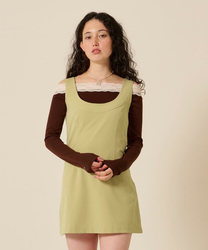 ミニ/ジャンスカ/ピスタチオ