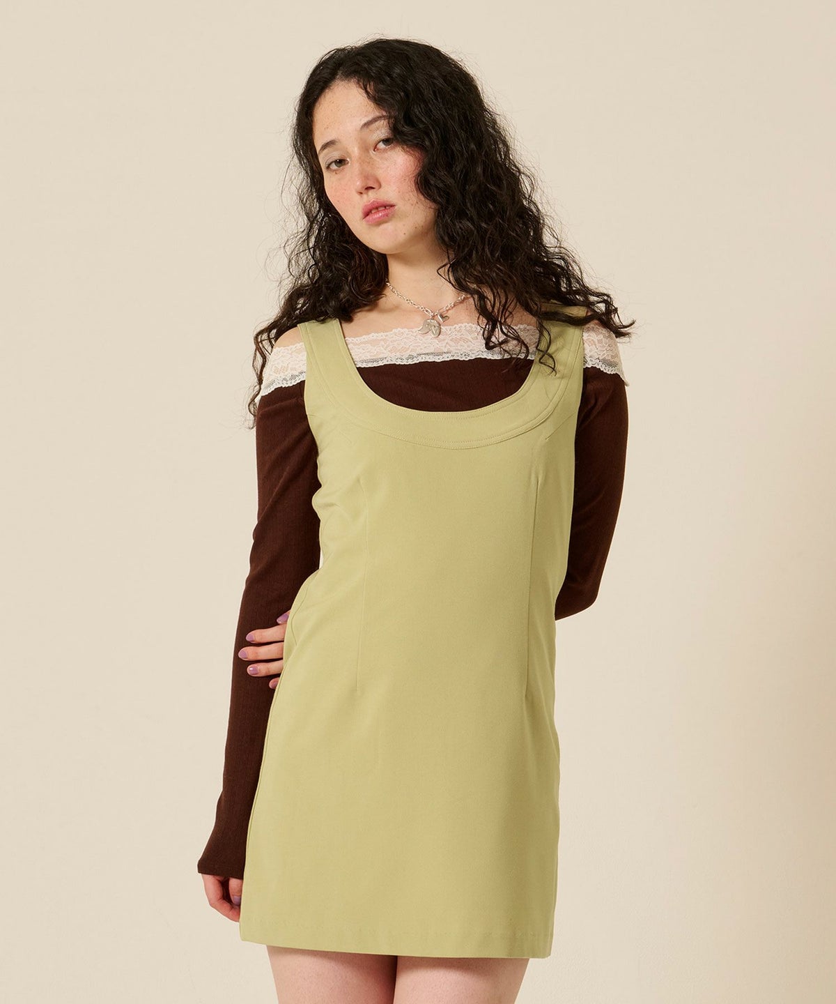 ミニ/ジャンスカ/ピスタチオ