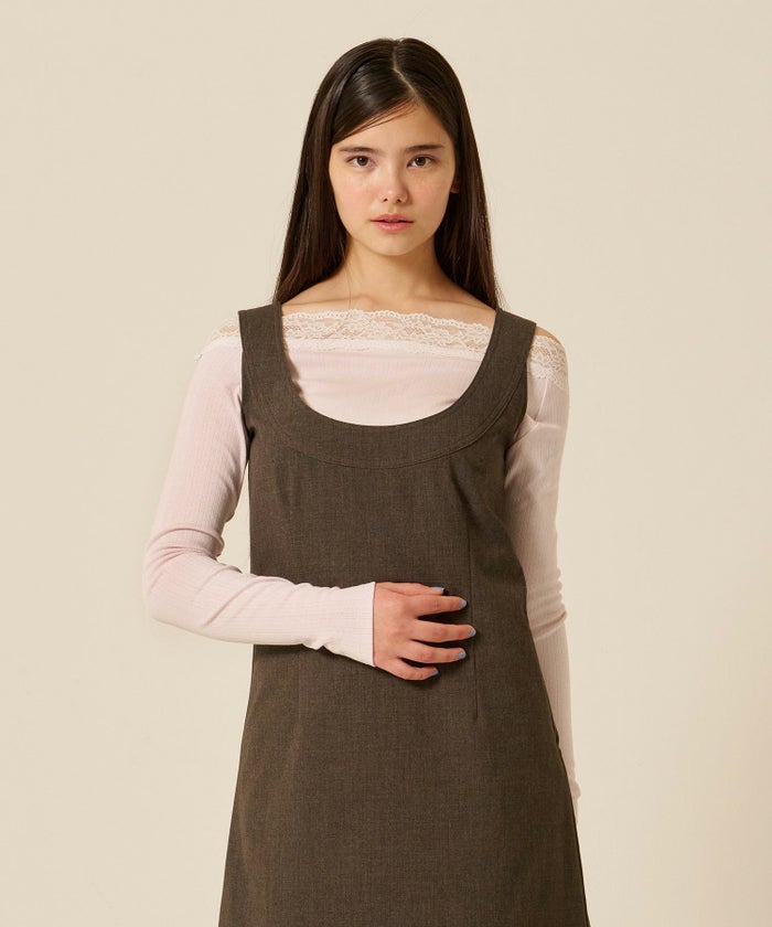 レース/オフショル/ロンT