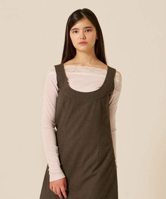 レース/オフショル/ロンT