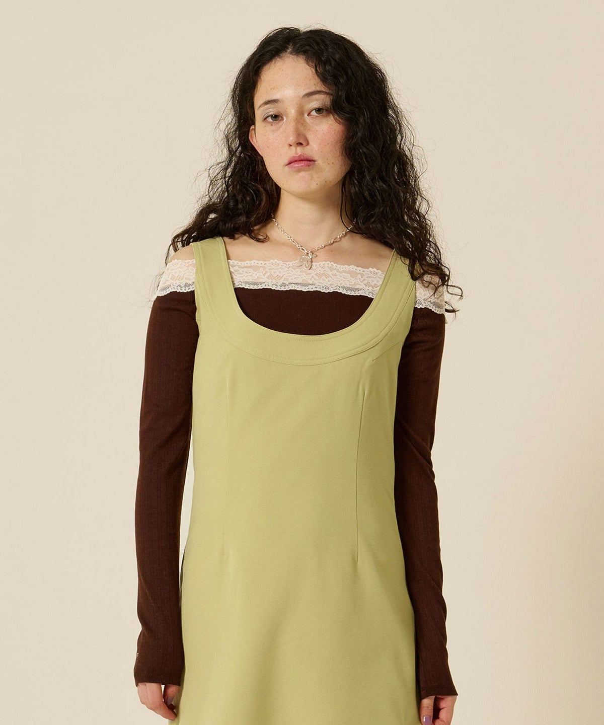 レース/オフショル/ロンT