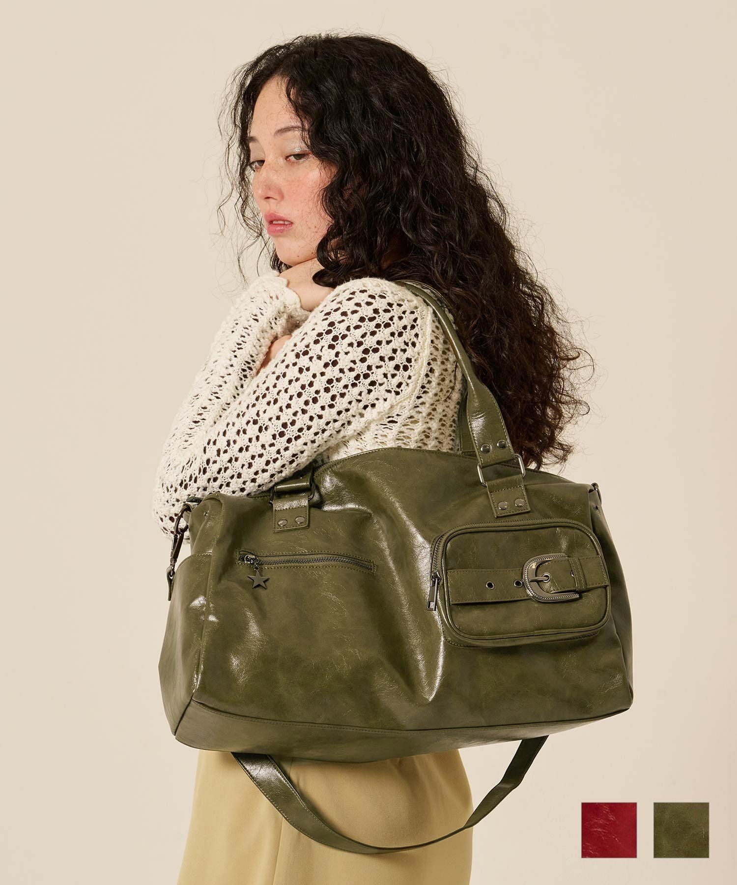 SUMMER SALE ボックスシルエット バッグ TINA：JOJUN 全2色｜tnj912