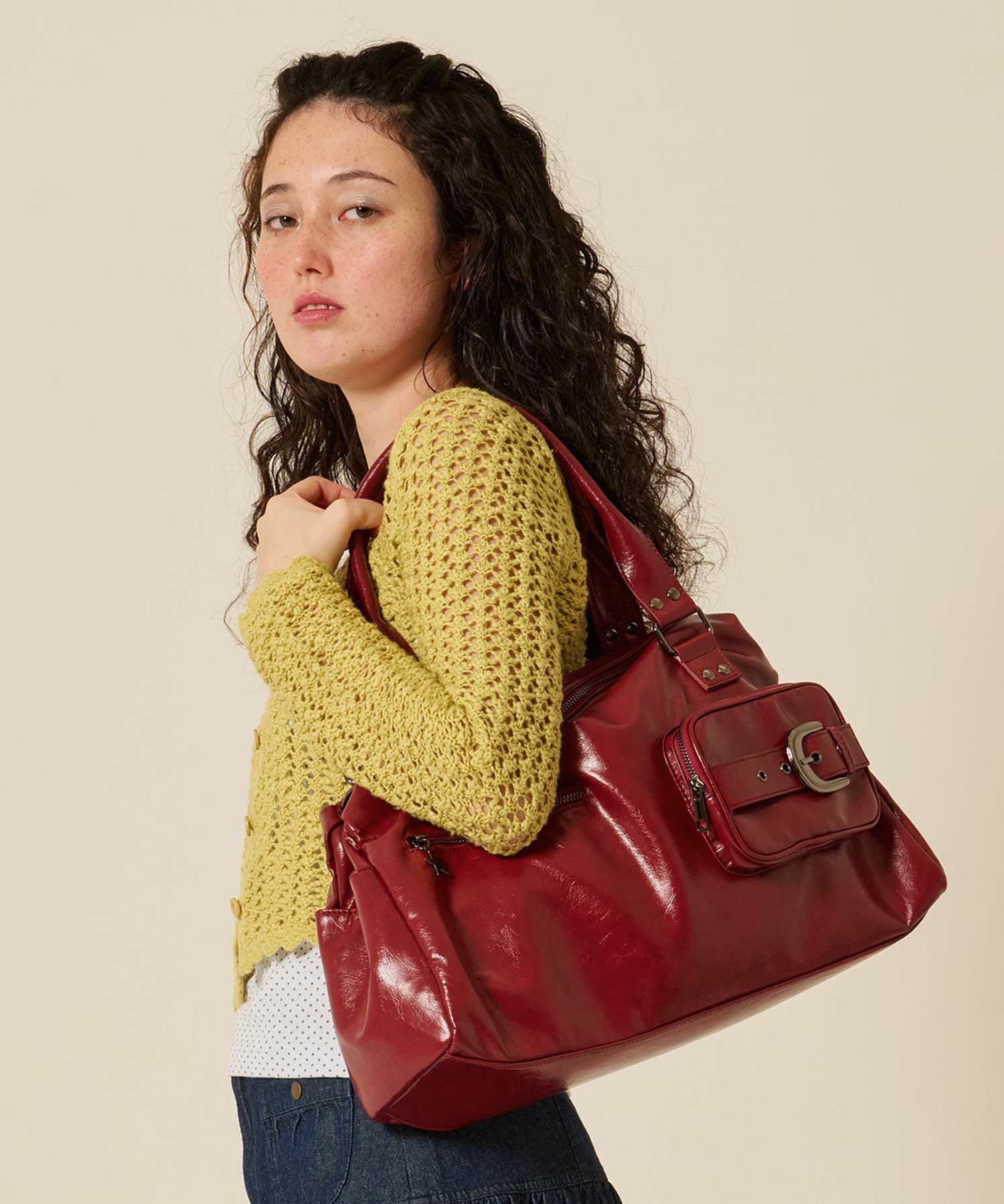 フラワー ジップアップニットジャケット TINA：JOJUN 全3色｜tnj231