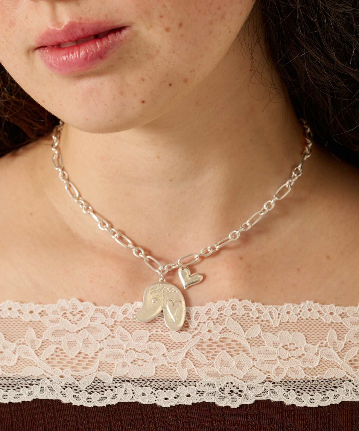 ドッグ/ネックレス/シルバー