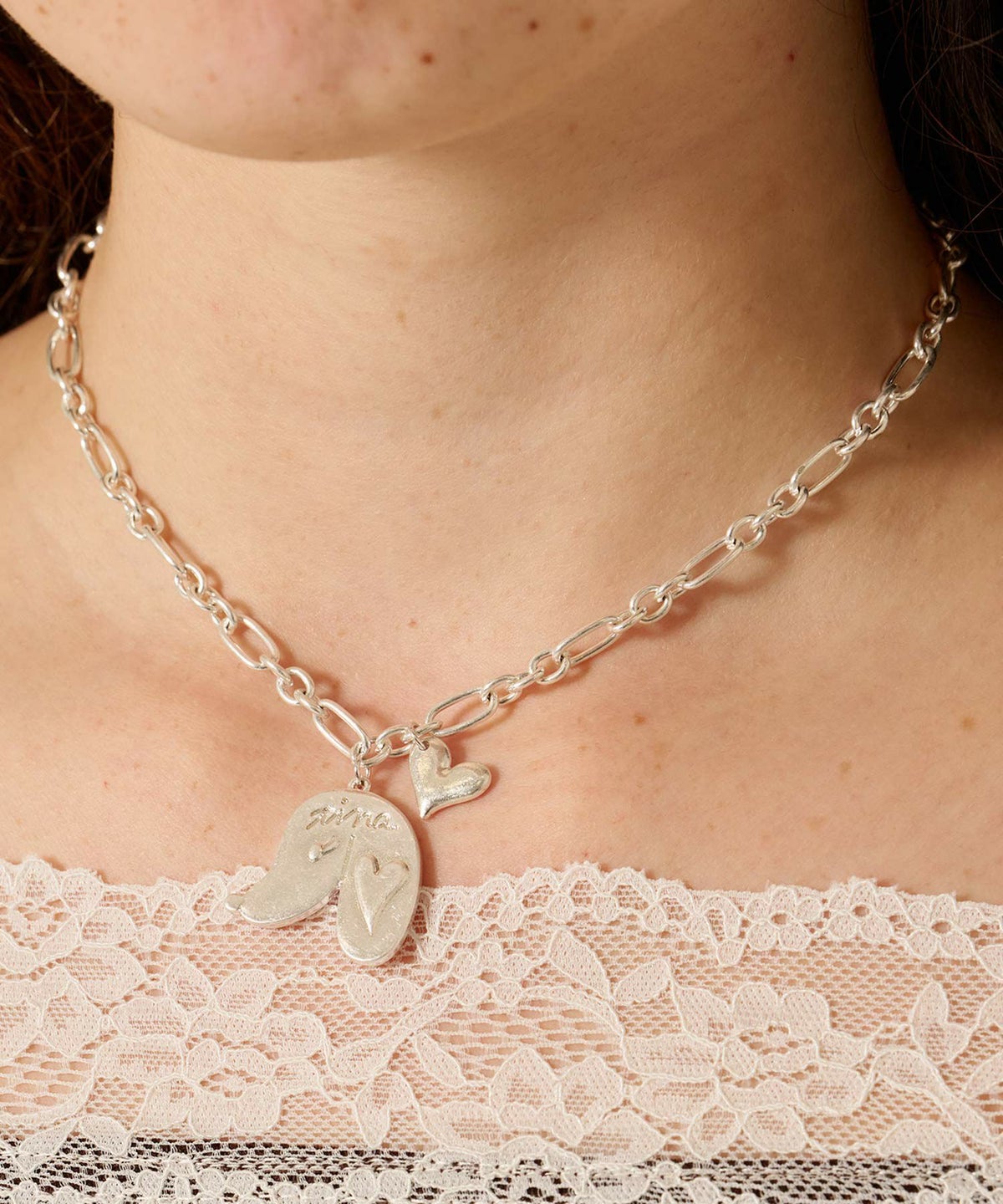 ドッグ/ネックレス/シルバー