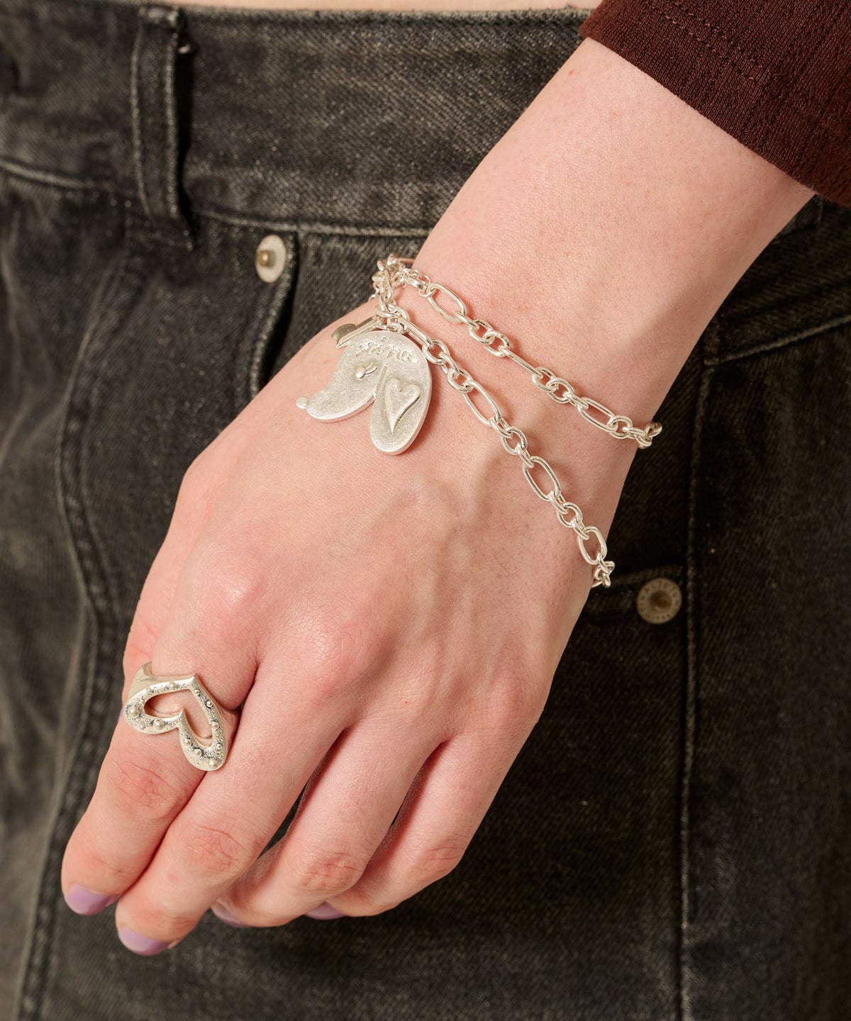 ドッグ/ネックレス/シルバー