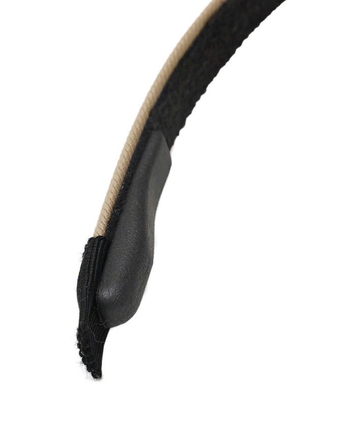 グッズ ヘアアクセサリー カチューシャ 細身 クッション 痛くなりにくい ベージュ ブラック シンプル チャーム