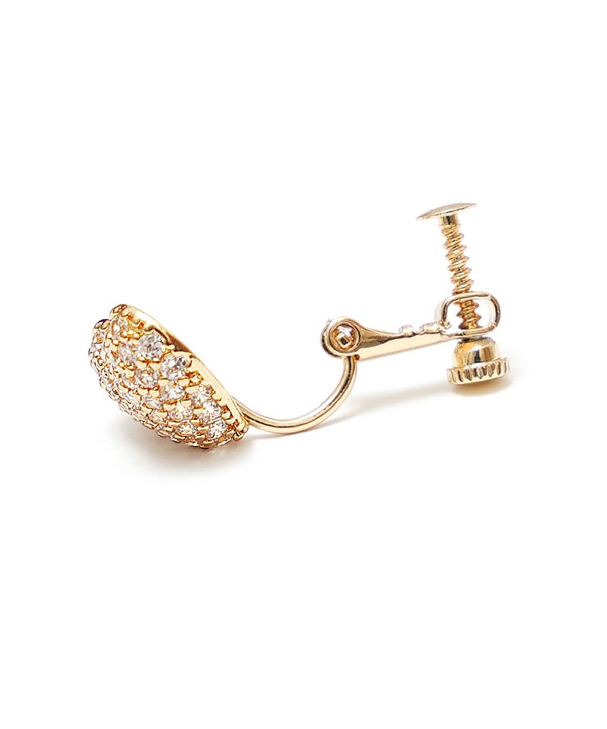 アクセサリー グッズ イヤリング ハート 可愛らしい きらきら 輝く シルバー ゴールド