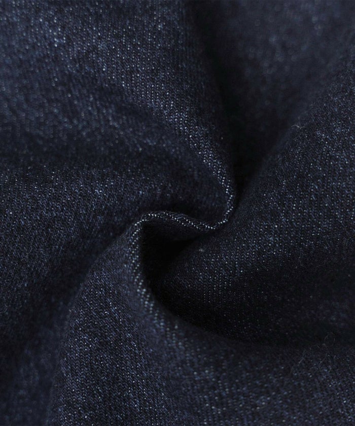 ボトムス パンツ デニム パール カジュアル ライトブルー ブルー インディゴ 刺繍 ウエスト調整 ゴム S M