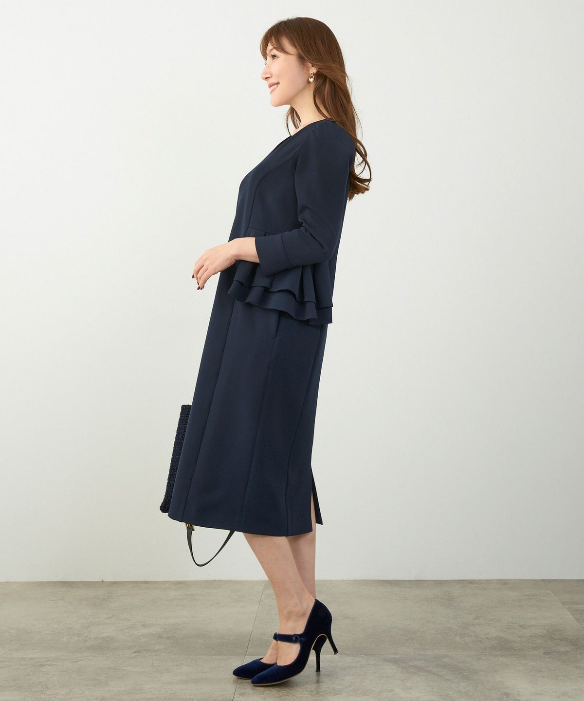 手洗い可 きれいめ オケージョン フォーマル 上品 体型カバー オフィス 大人カジュアル ジョイントスペース