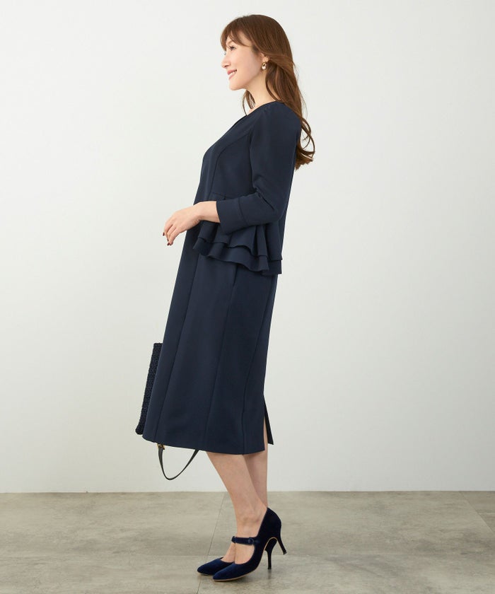 手洗い可 きれいめ オケージョン フォーマル 上品 体型カバー オフィス 大人カジュアル ジョイントスペース