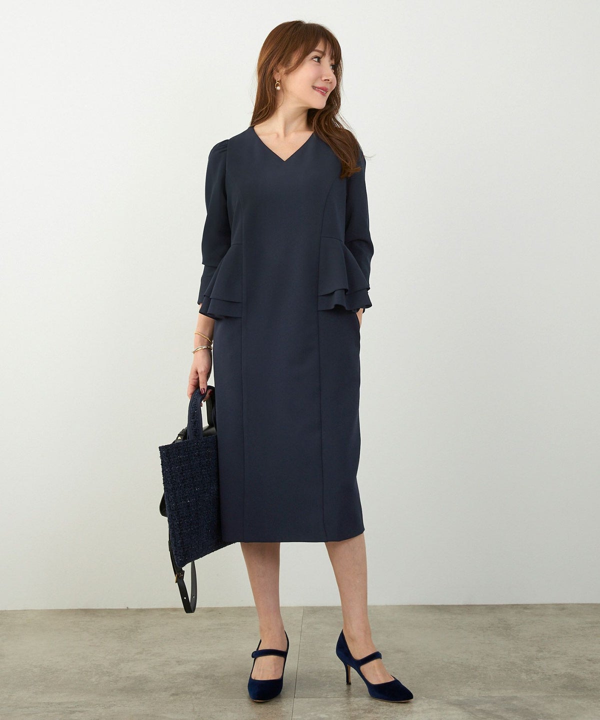 手洗い可 きれいめ オケージョン フォーマル 上品 体型カバー オフィス 大人カジュアル ジョイントスペース