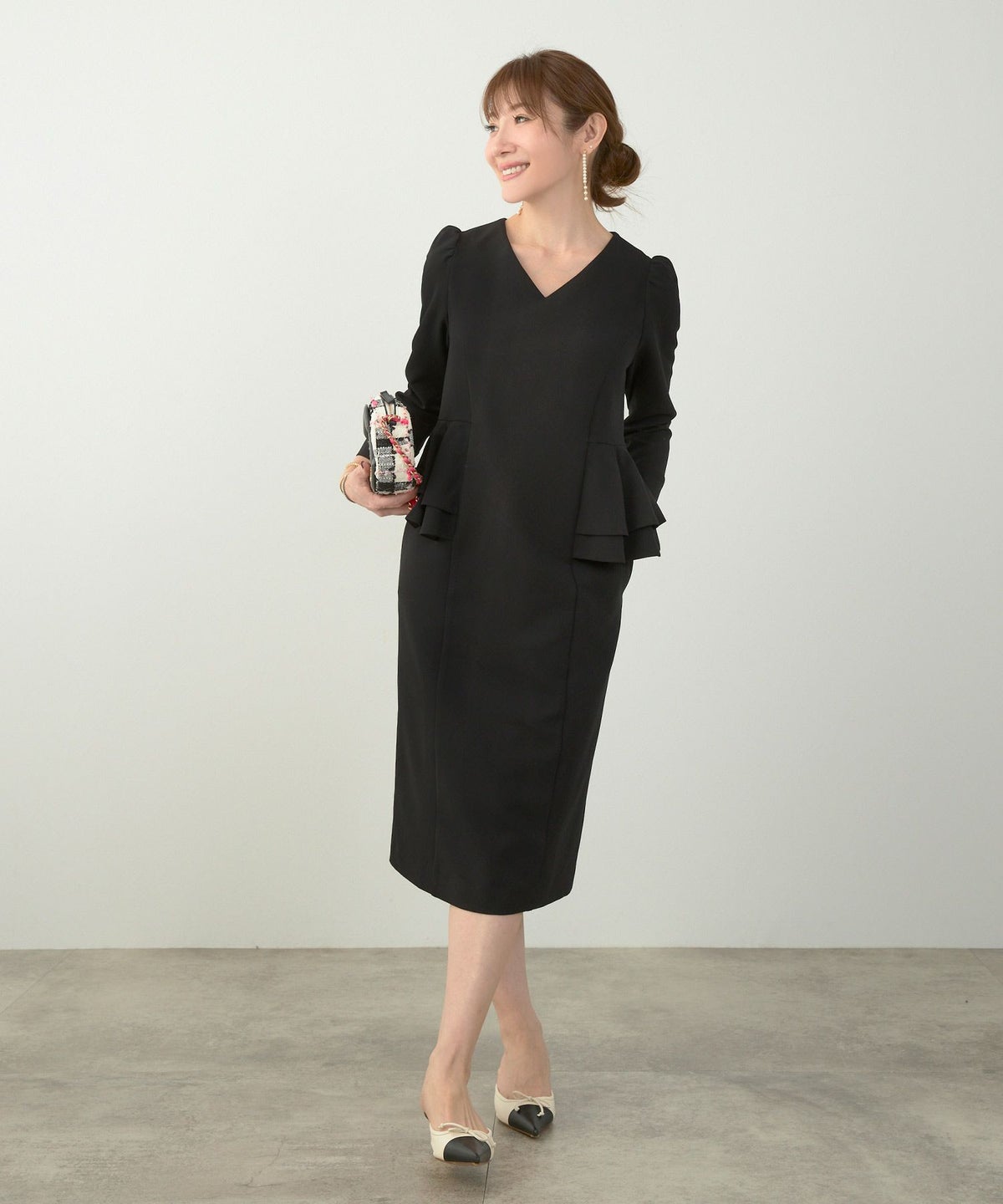 手洗い可 きれいめ オケージョン フォーマル 上品 体型カバー オフィス 大人カジュアル ジョイントスペース