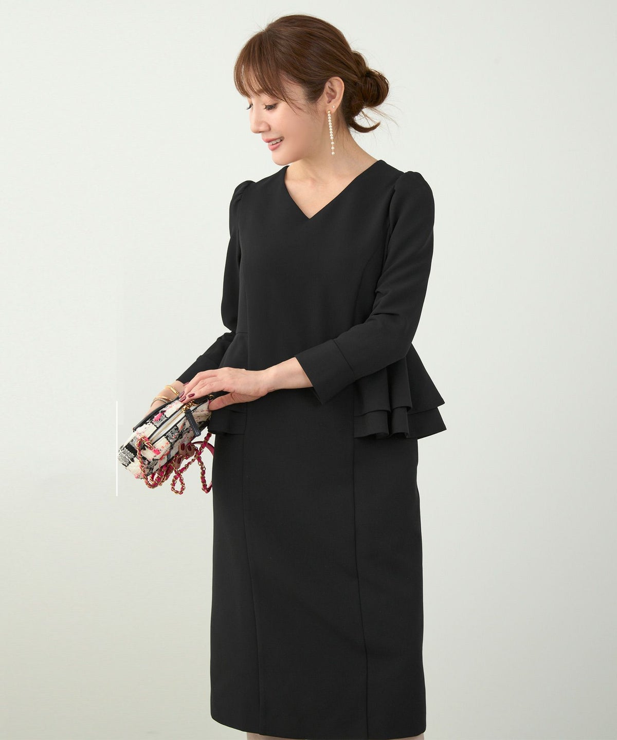 手洗い可 きれいめ オケージョン フォーマル 上品 体型カバー オフィス 大人カジュアル ジョイントスペース