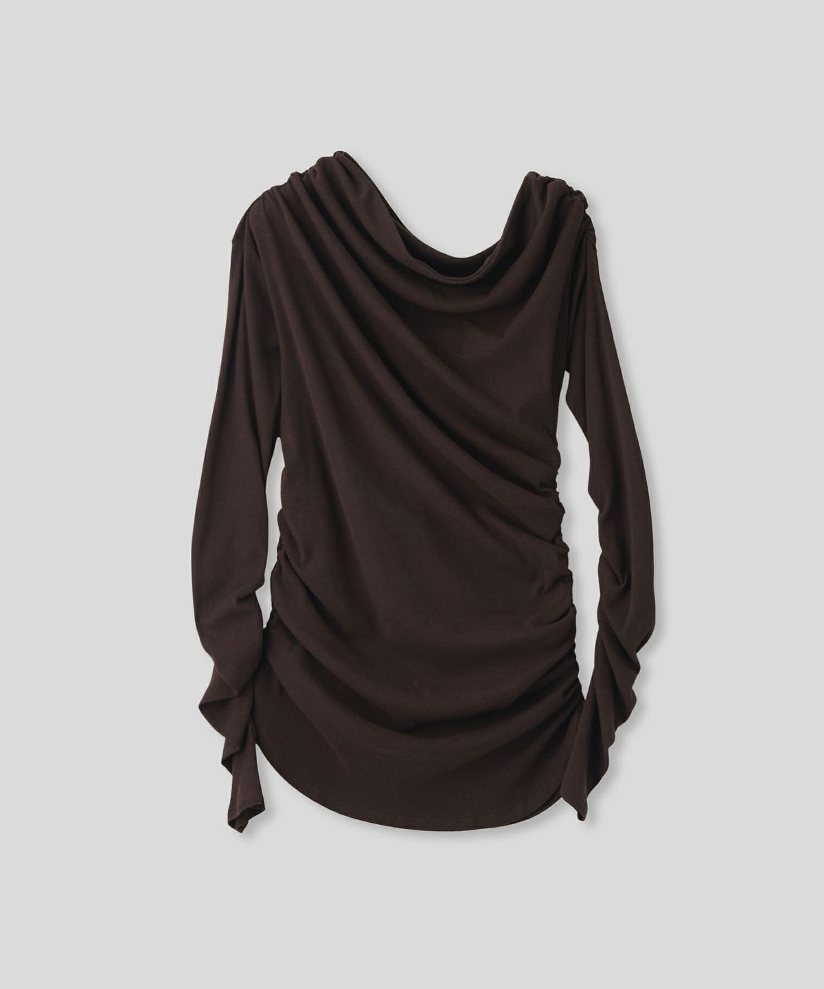 短丈 シアートップス タイト オフショルトップス ドレープ スタイルアップ オフィス 万能トップス 着回し インナートップス オシャレ 無地 女性らしい モテコーデ デートコーデ 大人 あざと可愛い 肌見せ 港区 ラウンジ 韓国風 韓国系 綺麗め 細見え カジュアル スタイル盛れ KINO THE KEI