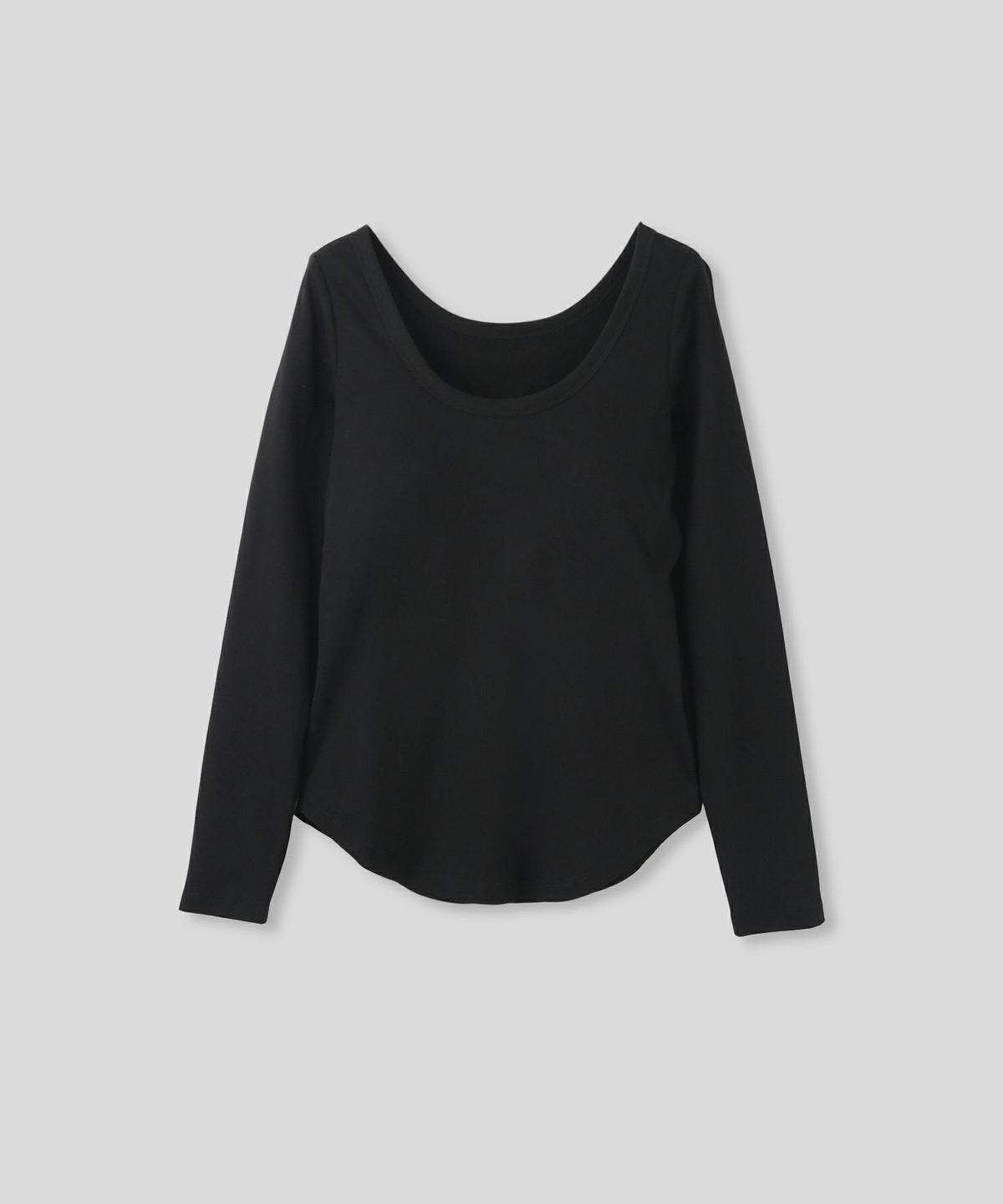 uネック tシャツ クルーネック 深め カットソー タイト ルームウエア オシャレ 無地 オフショル ロンT  女性らしい モテワンピ デートコーデ 大人 ディナー あざと可愛い 肌見せ 韓国風 綺麗め 細見え カジュアル スタイル盛れ KINO THE KEI