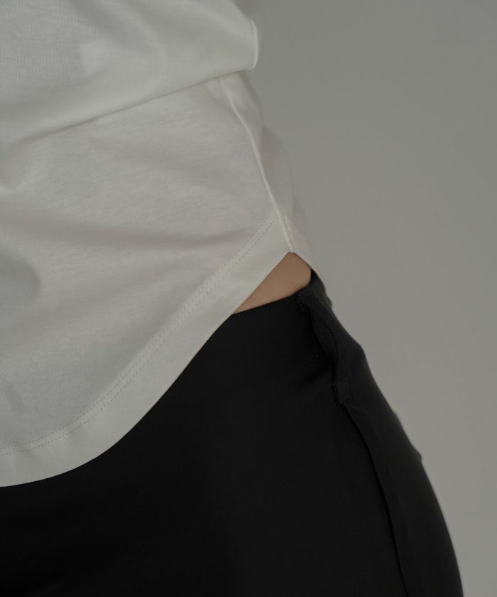 uネック tシャツ クルーネック 深め カットソー タイト ルームウエア オシャレ 無地 オフショル ロンT  女性らしい モテワンピ デートコーデ 大人 ディナー あざと可愛い 肌見せ 韓国風 綺麗め 細見え カジュアル スタイル盛れ KINO THE KEI