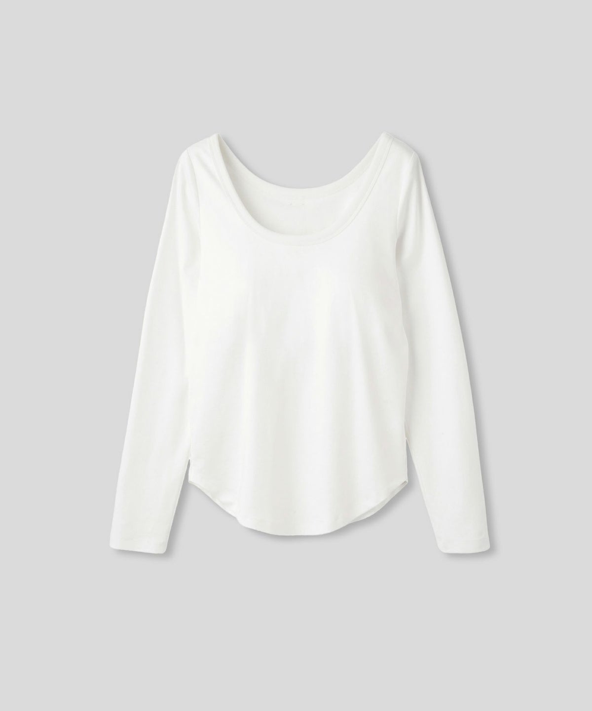 uネック tシャツ クルーネック 深め カットソー タイト ルームウエア オシャレ 無地 オフショル ロンT  女性らしい モテワンピ デートコーデ 大人 ディナー あざと可愛い 肌見せ 韓国風 綺麗め 細見え カジュアル スタイル盛れ KINO THE KEI