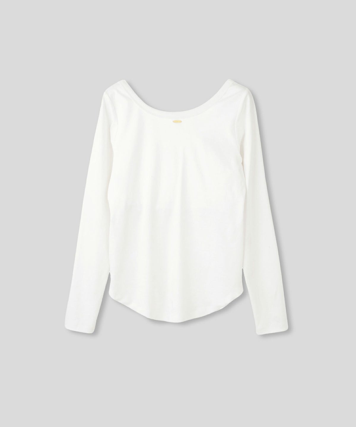 uネック tシャツ クルーネック 深め カットソー タイト ルームウエア オシャレ 無地 オフショル ロンT  女性らしい モテワンピ デートコーデ 大人 ディナー あざと可愛い 肌見せ 韓国風 綺麗め 細見え カジュアル スタイル盛れ KINO THE KEI