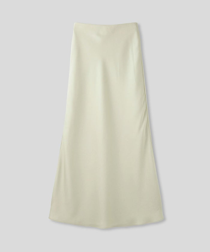 ルーズ 美脚 感動 スタイルアップ Iライン ナロースカート マーメイドスカート サテンスカート ロングスカート オシャレ 無地 女性らしい モテコーデ ベーシック シンプル デートコーデ 大人 あざと可愛い 肌見せ 韓国風 綺麗め 細見え カジュアル スタイル盛れ KINO THE KEI