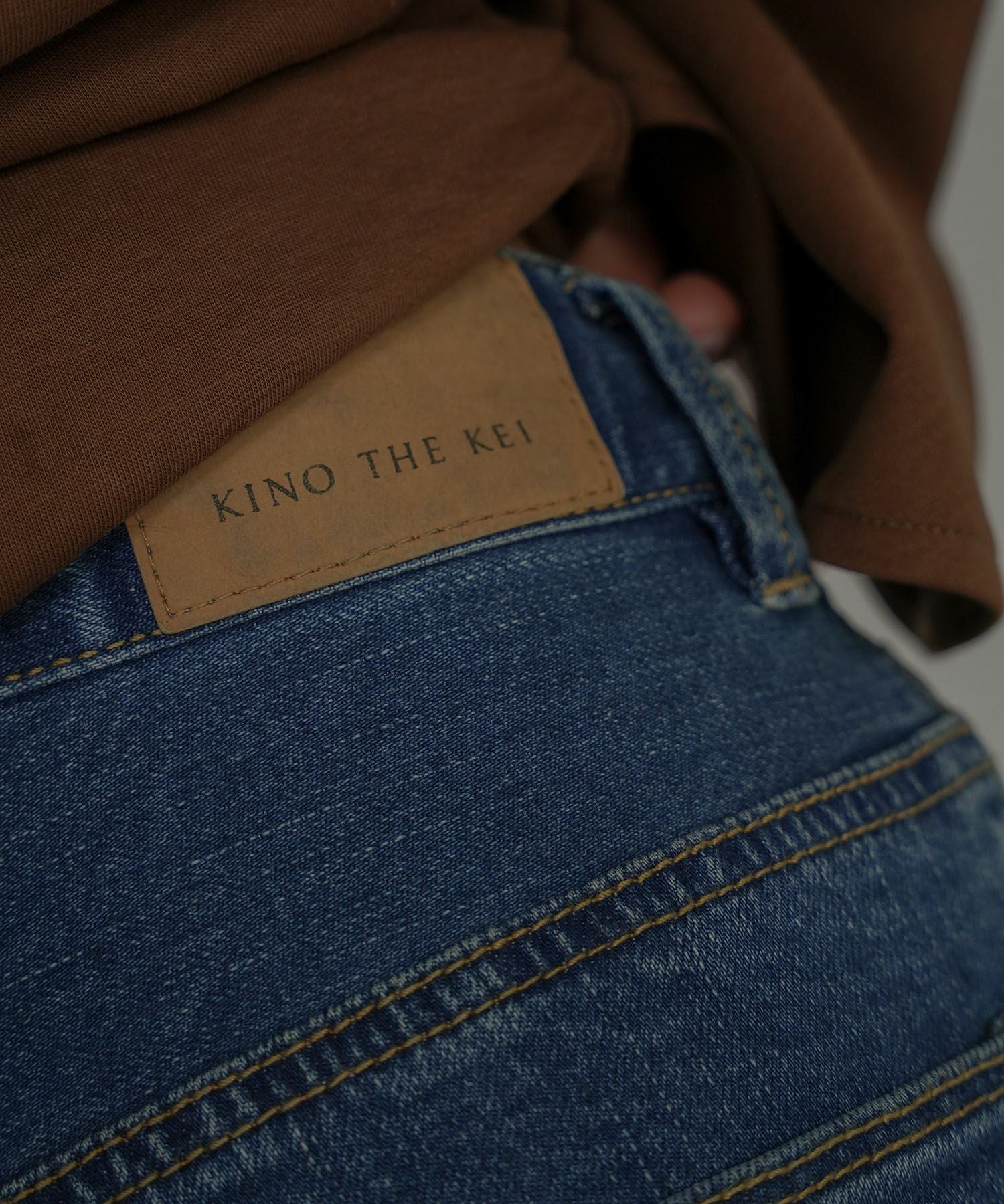 ハイライズ ワイド ストレート デニム KINO THE KEI 全3色｜ktk711