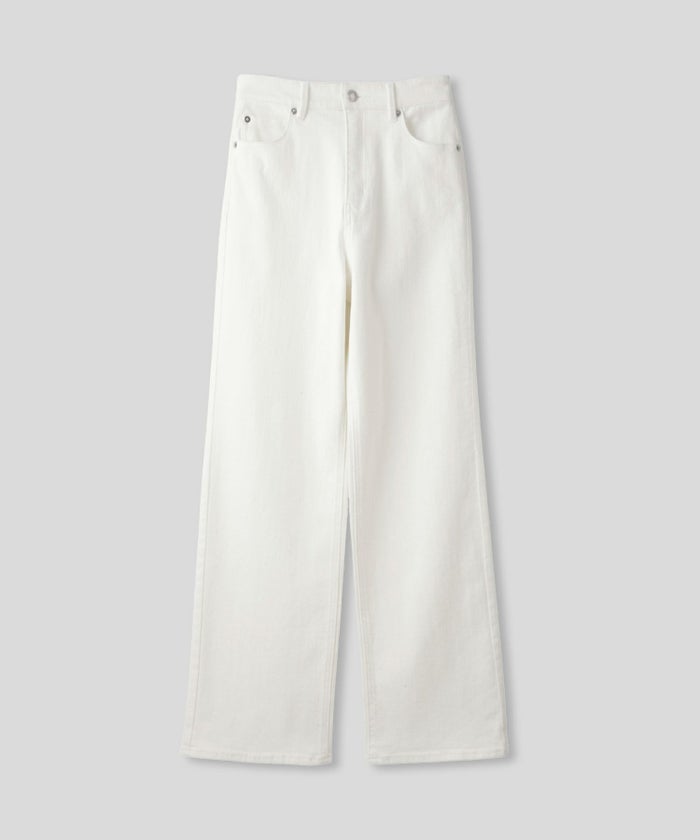 ルーズ 美脚 感動 スタイルアップ ストレートデニム ワイドデニム オシャレ 無地 デニムパンツ  女性らしい モテコーデ デートコーデ 大人 あざと可愛い 肌見せ 韓国風 綺麗め 細見え カジュアル スタイル盛れ KINO THE KEI