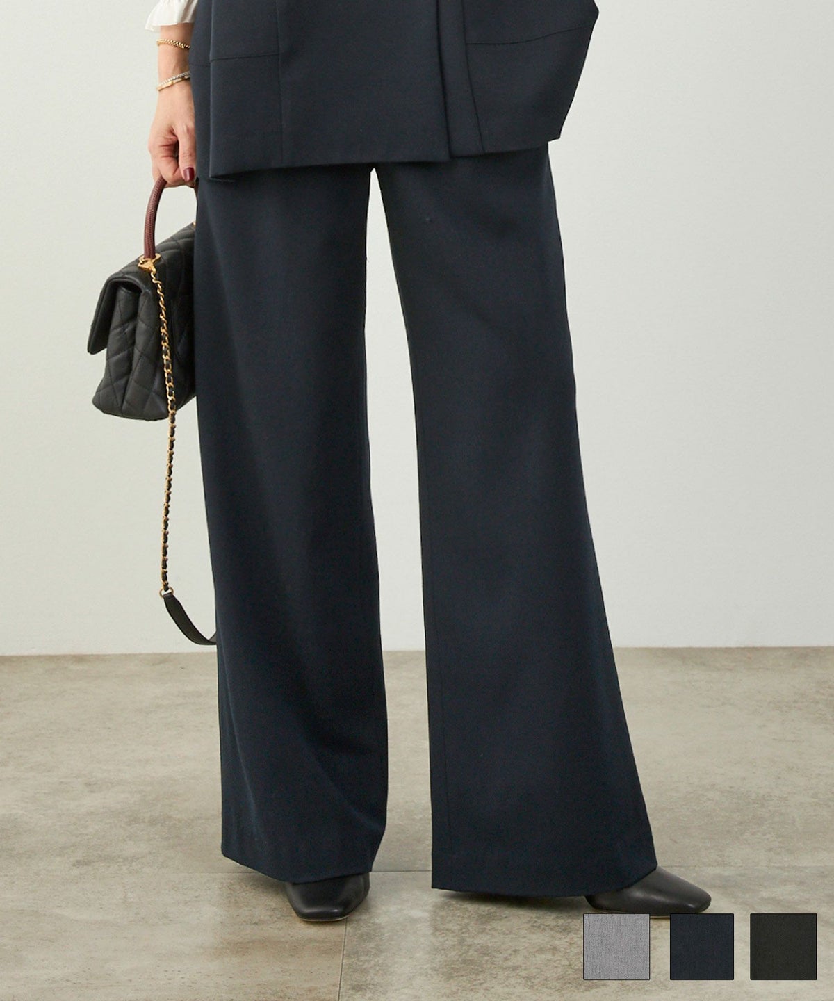 ロング ワイド パンツ Liala×PG