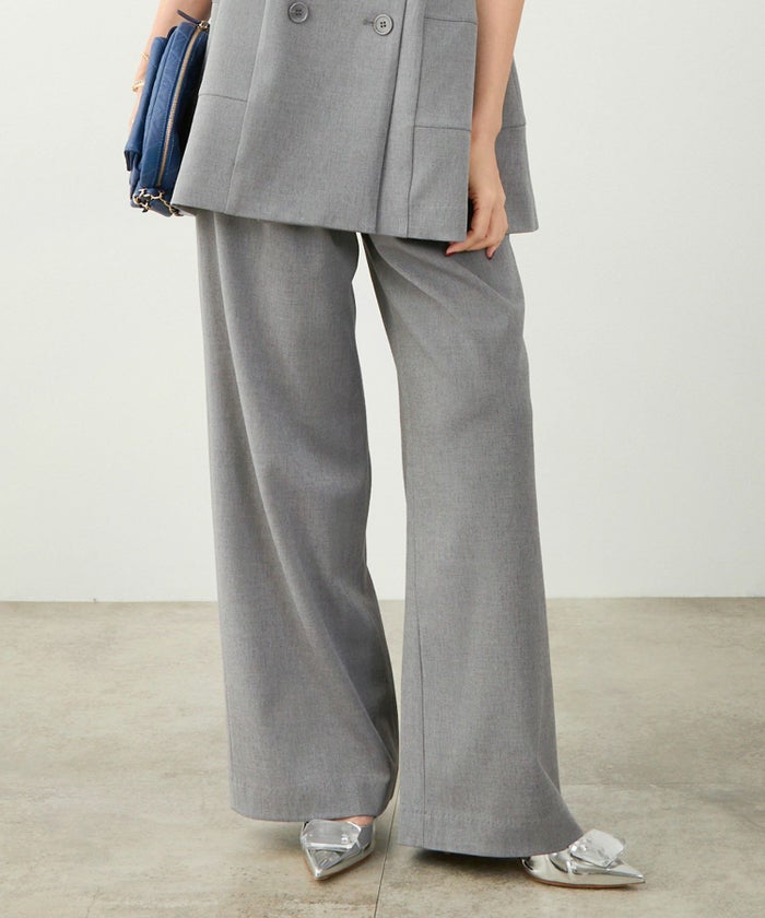 セットアップ オケージョン レディース 大人カジュアル かわいい オフィス きれいめ 美脚 春秋 ジョイントスペース