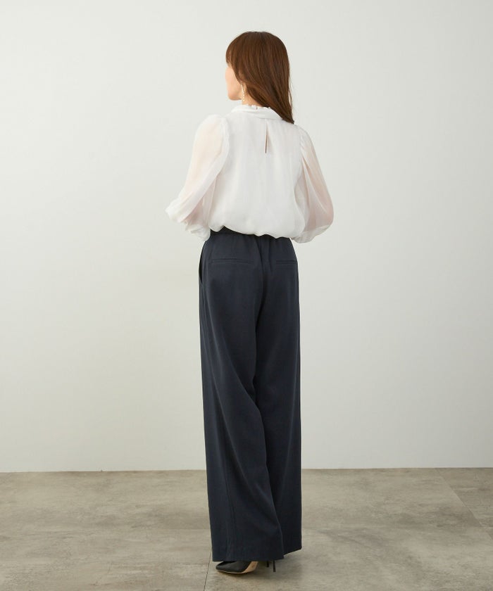 セットアップ オケージョン レディース 大人カジュアル かわいい オフィス きれいめ 美脚 春秋 ジョイントスペース