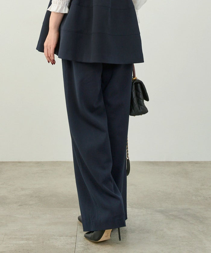 セットアップ オケージョン レディース 大人カジュアル かわいい オフィス きれいめ 美脚 春秋 ジョイントスペース