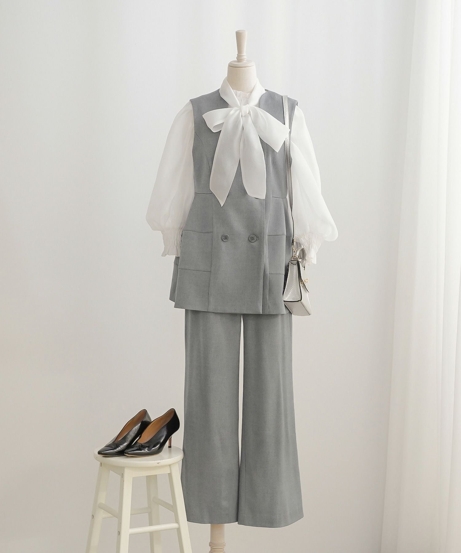 SUMMER-SALE ロング ワイド パンツ Liala×PG 全3色｜lpg711-2227【1