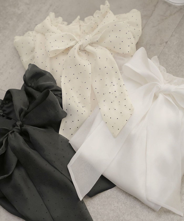 手洗い可 2WAY 長袖 大人カジュアル オフィス きれいめ フェニミン シアー オールシーズン 柄 ジョイントスペース