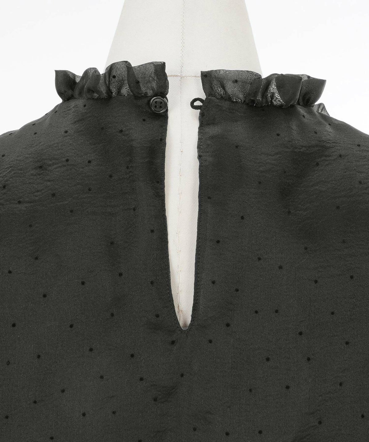 手洗い可 2WAY 長袖 大人カジュアル オフィス きれいめ フェニミン シアー オールシーズン 柄 ジョイントスペース