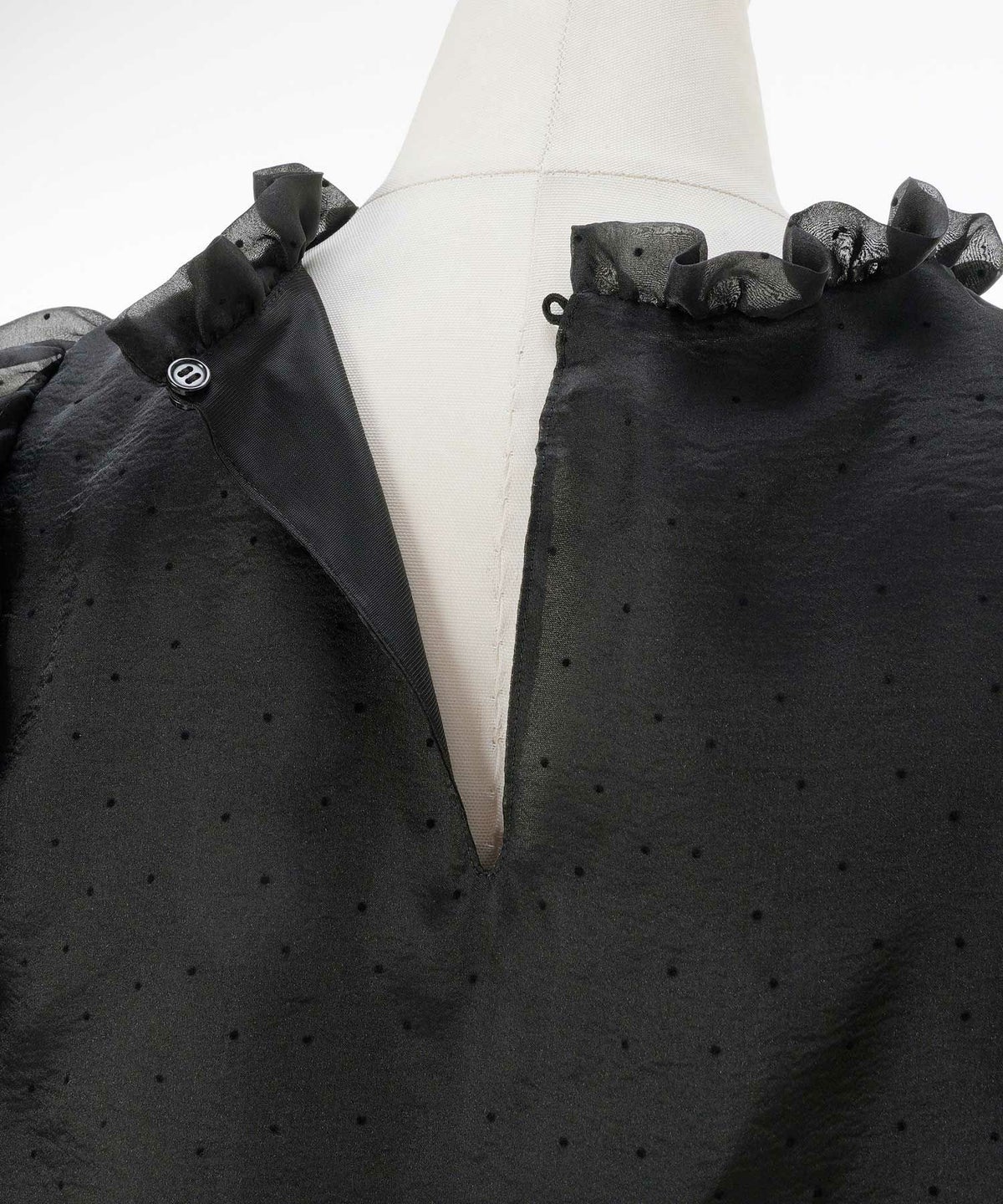 手洗い可 2WAY 長袖 大人カジュアル オフィス きれいめ フェニミン シアー オールシーズン 柄 ジョイントスペース