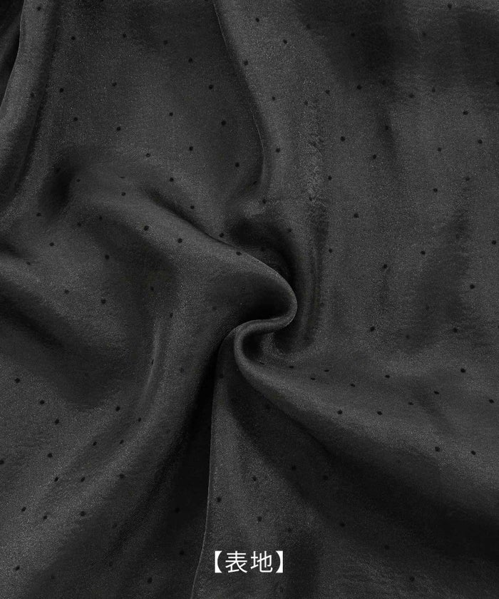 手洗い可 2WAY 長袖 大人カジュアル オフィス きれいめ フェニミン シアー オールシーズン 柄 ジョイントスペース