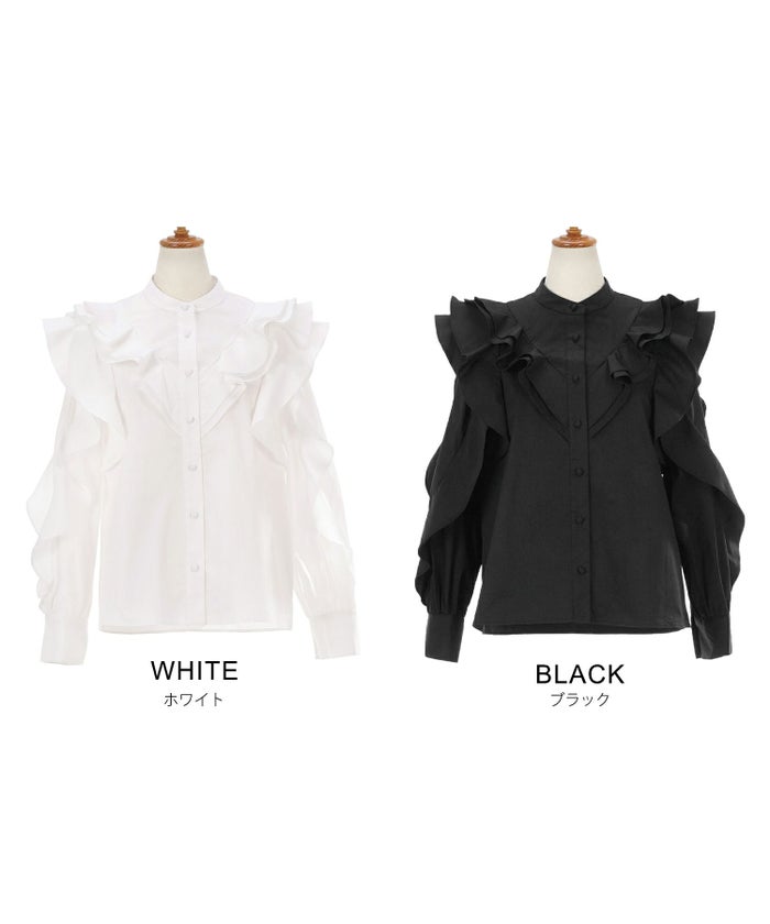 手洗い可 ビッグカラー 大人可愛い 上品 きれいめ オフィス 大人カジュアル フェミニン 白黒 ジョイントスペース