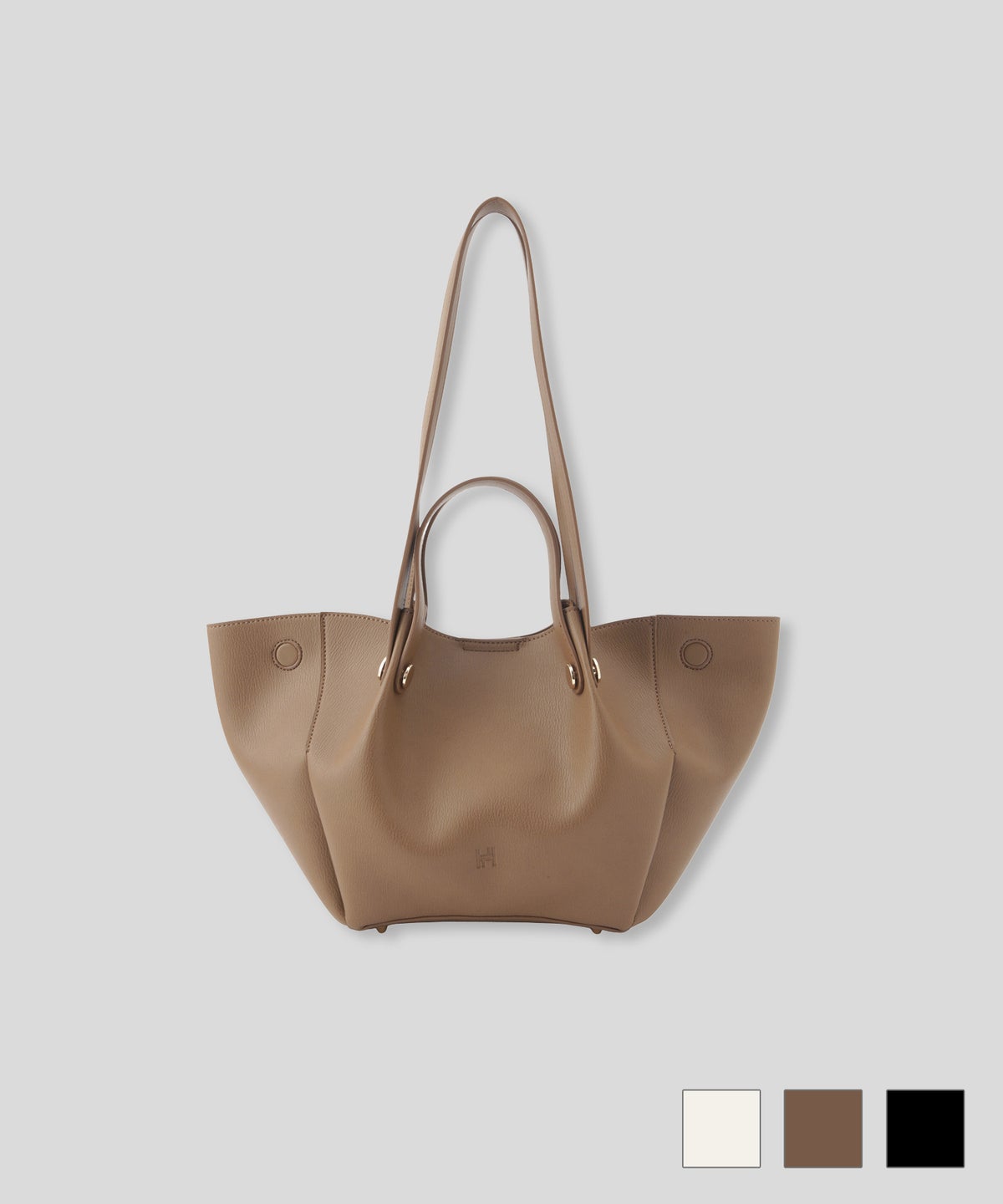 大容量 通勤 ビジネス 通学 スクールバッグ オシャレ 無地 女性らしい Y2K 軽い 2ピース ポーチ付き デートコーデ 大人 あざと可愛い 韓国系 綺麗め カジュアル スタイル盛れ KINO THE KEI petal shape 2WAY バッグ ( ポーチ付き ) KINO THE KEI