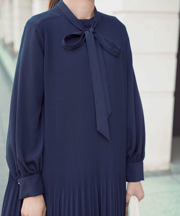 ワンピース レディース ファッション アレンジ かわいい オフィス きれいめ ウォッシャブル 春秋 ジョイントスペース