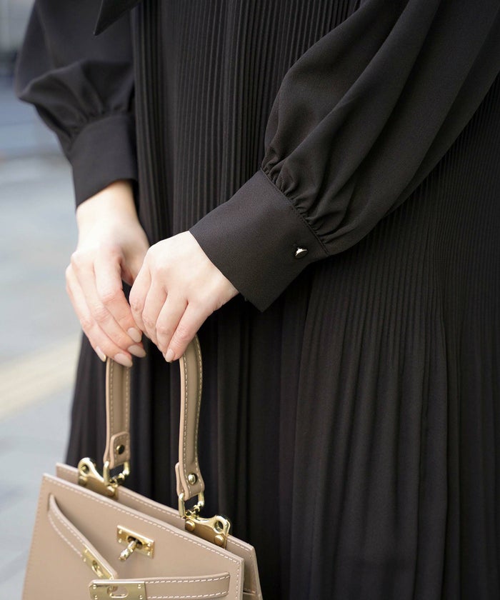 ワンピース レディース ファッション アレンジ かわいい オフィス きれいめ ウォッシャブル 春秋 ジョイントスペース