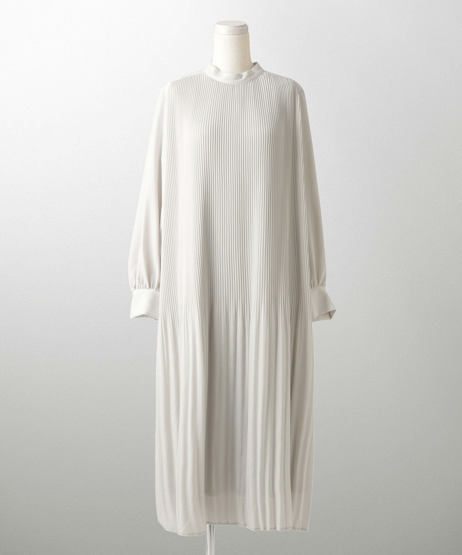 リボンタイ プリーツ Aライン ワンピース HUIT 全3色｜hit351-0312【1