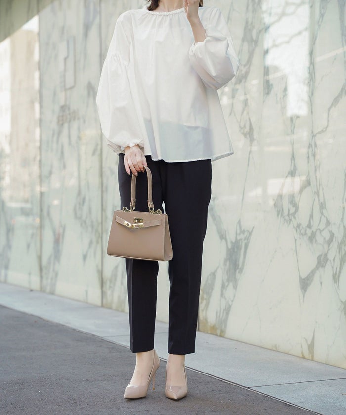 トップス レディース ブラウス 長袖 きれいめ かわいい オフィス 春夏秋 ウォッシャブル ジョイントスペース