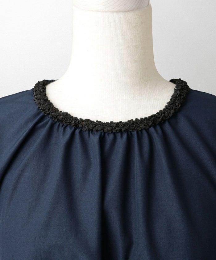 トップス レディース ブラウス 長袖 きれいめ かわいい オフィス 春夏秋 ウォッシャブル ジョイントスペース