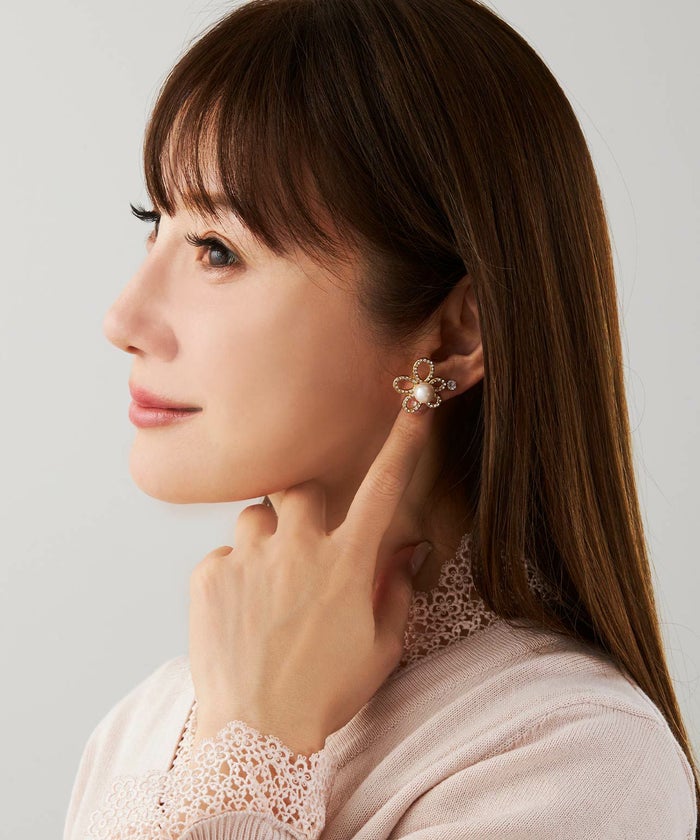 グレース ブルーム パール ピアス イヤリング Grace Bloom Pearl Pierce Earring