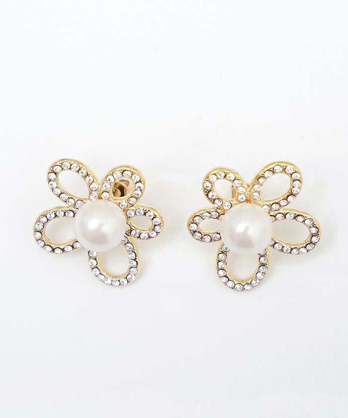 グレース ブルーム パール ピアス イヤリング Grace Bloom Pearl Pierce Earring