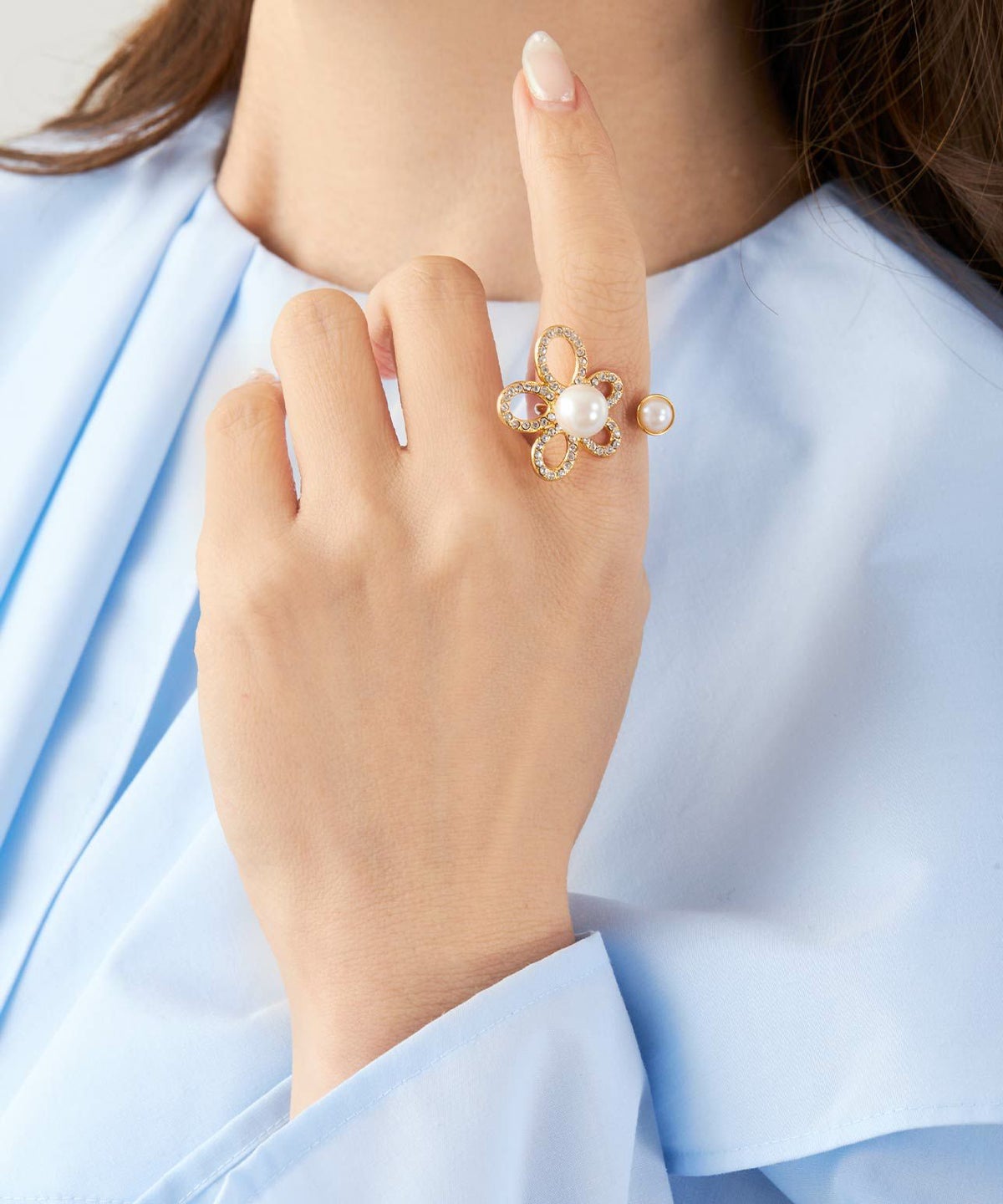 グレース ブルーム パール リング Grace Bloom Pearl Ring