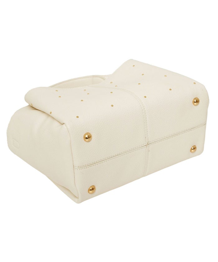 小物 バッグ スタッズ ショルダー ハンドル 合皮 仕分け ポケット