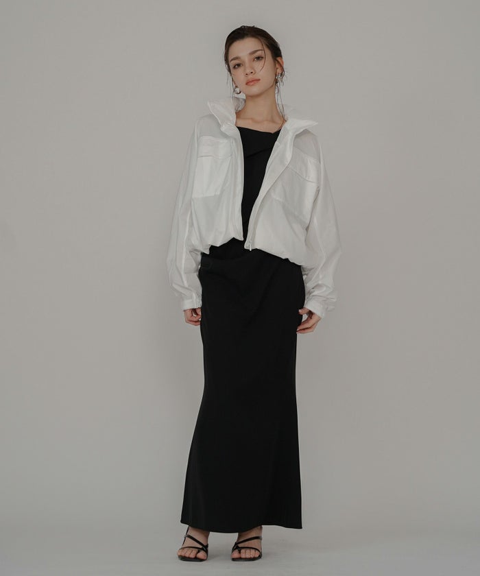 トラックジャケット ナイロン トップス ジップアウター スタンドカラー ジャンバー スポーティー 短丈 ミドル丈 ゆったり 普段使い 着回し 重ね着 オールシーズン ルームウェア 部屋着 リラックス 休日 ワークアウト ヨガ ジム ウェア ランニング ウォーキング 通勤 韓国風 韓国系 スタイル盛れ KINO THE KEI