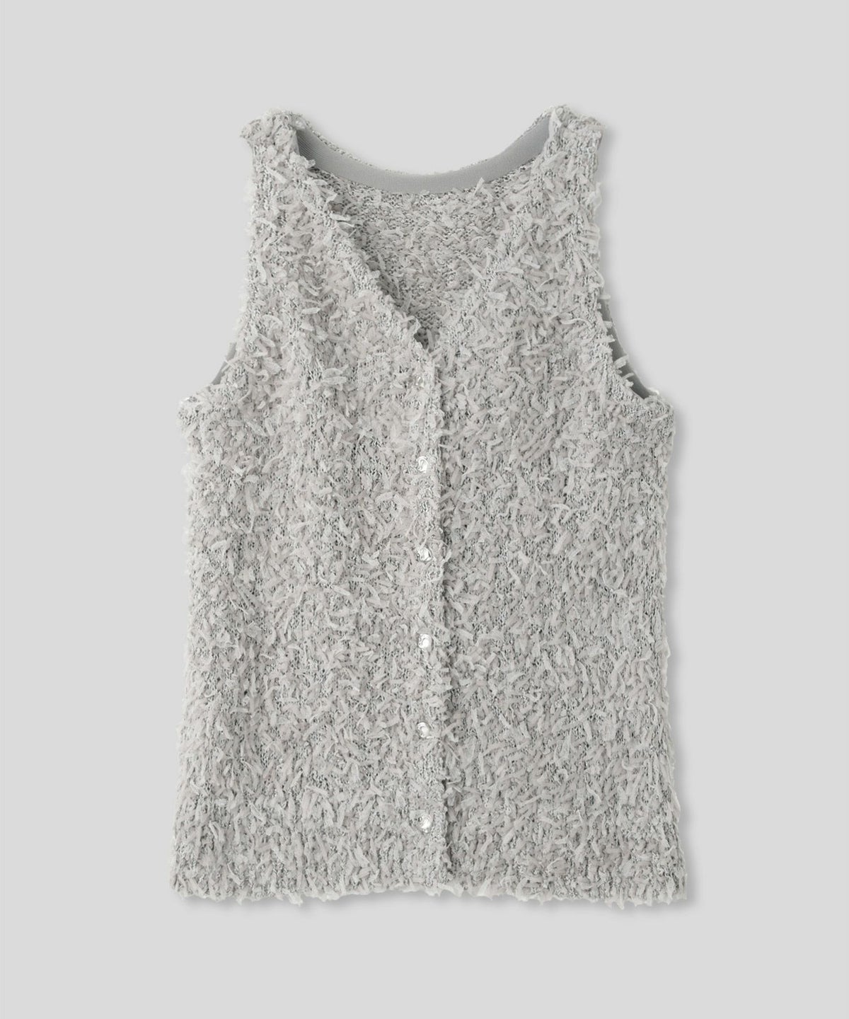 アメリカンスリーブ Vネック 2WAY フェザー レイヤード ファーベスト  海外系 きれいめ 韓国風 韓国系 スタイル盛れ KINO THE KEI